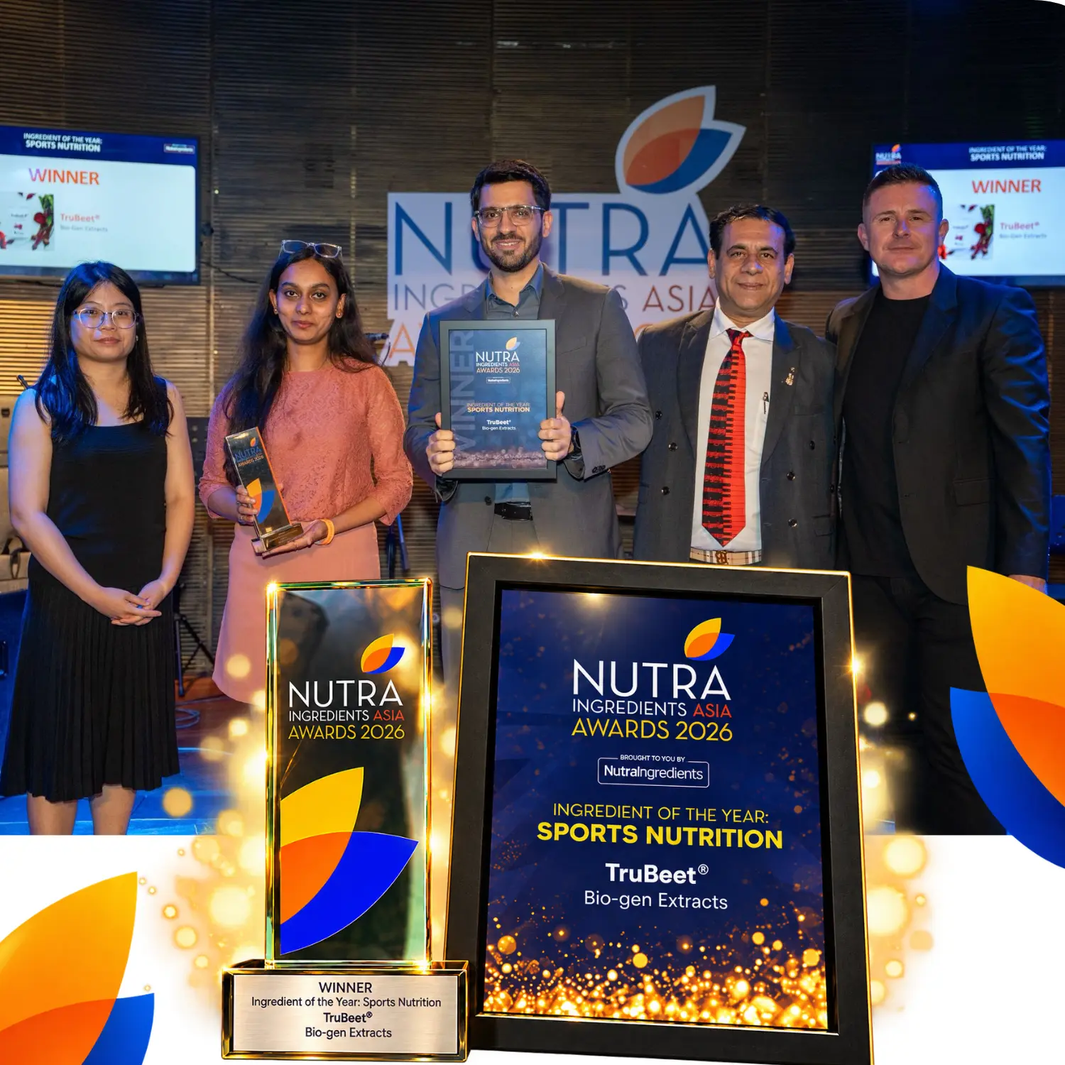 TruBeet® wins Ingredient of the Year Sports Nutrition at NutraIngredients Asia Awards 2026